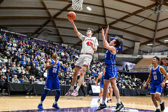 Lincoln Gresham 6A Oregon boys basketball quarterfinal Naji Saker -59